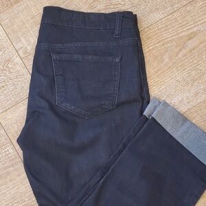 Women's Indigo Capri, size 7, dark navy